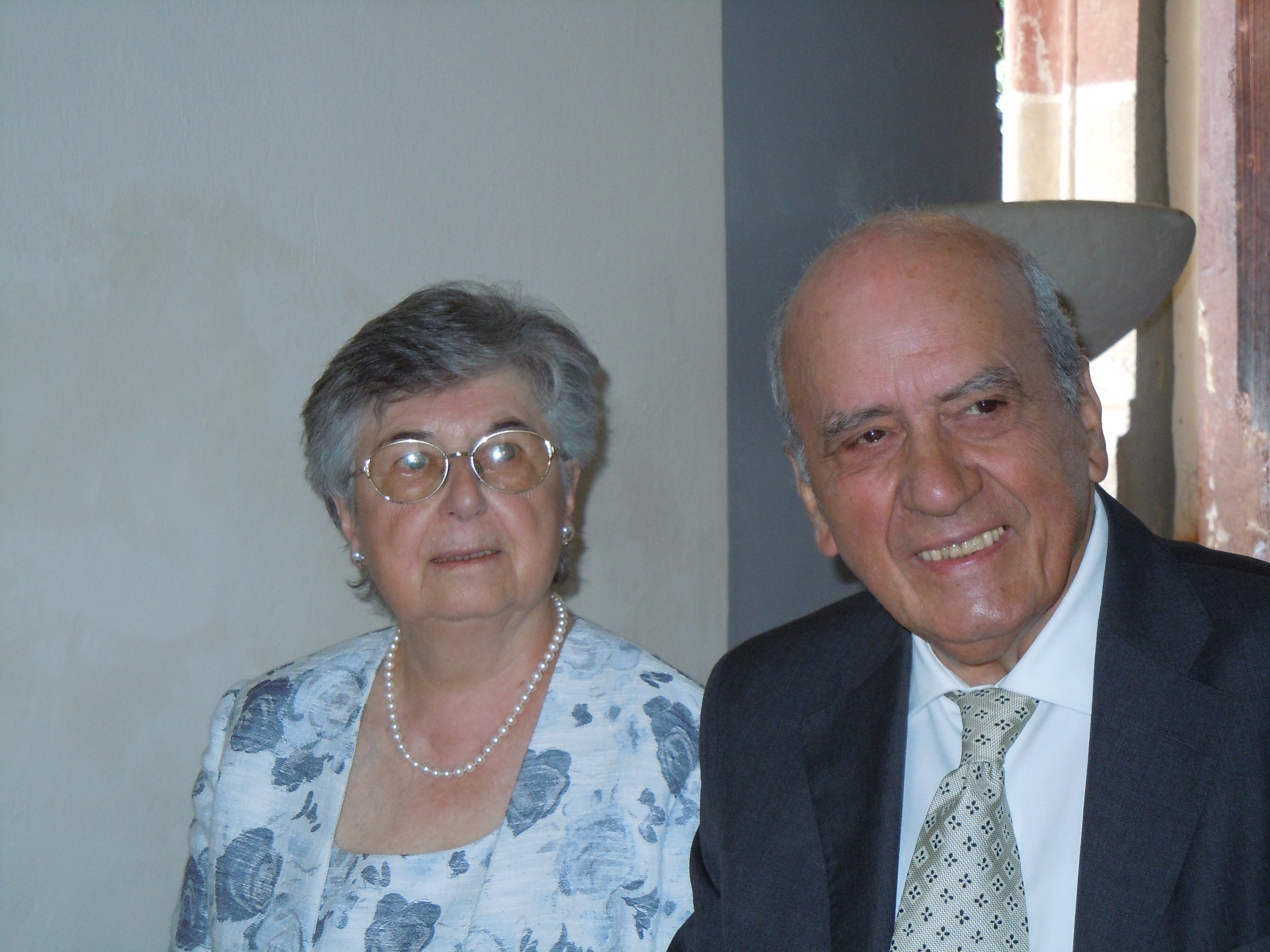 Bruno Mardegan con la moglie Claudia